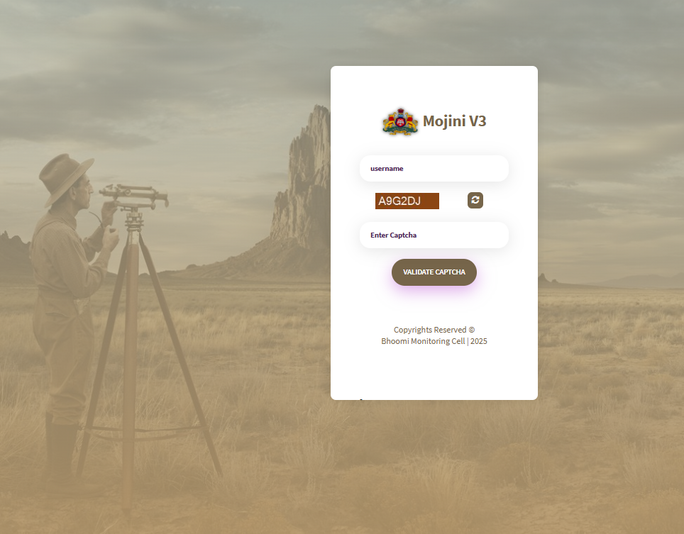 Mojini V3 Login